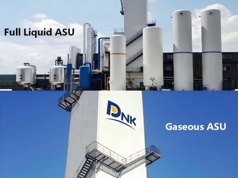 Full Liquid ASU Plant vs Gaseous ASU