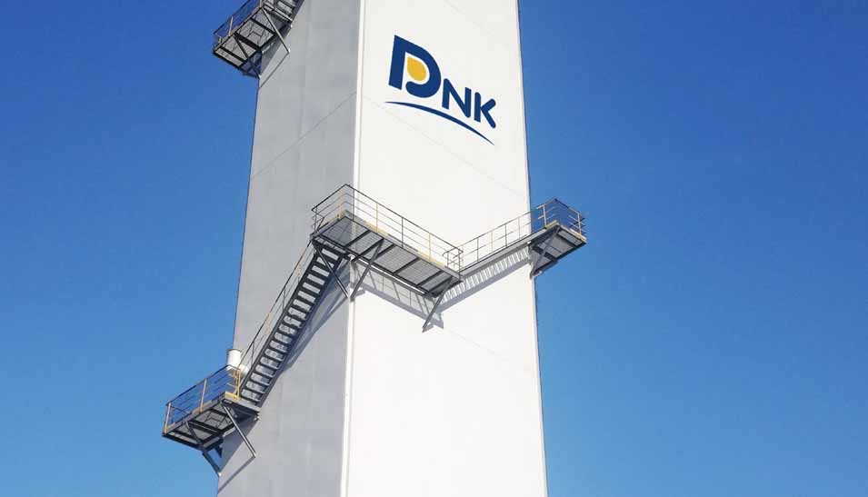 Main body skid-mounted, small footprint, short installation period